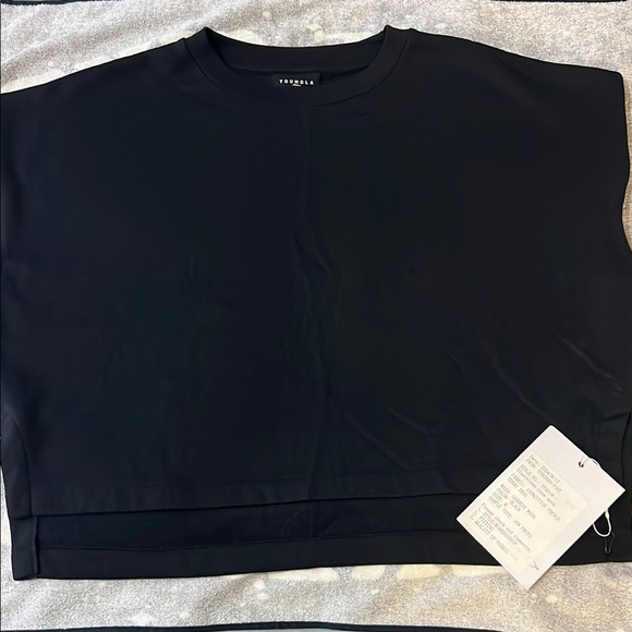 YoungLA Black Sleeveless Muscle Tee Relaxed Fit ( SAMPLE ) - Picture 1 of 9